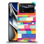 כיסוי מעוצב - לבנים צבעוניות לדגם : Xiaomi Poco X4 Pro 5G מותג : סקרין מובייל