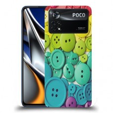 כיסוי מעוצב - כפתורים צבעוניים לדגם : Xiaomi Poco X4 Pro 5G מותג : סקרין מובייל