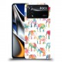 כיסוי מעוצב - אלפנטים צבעוניים לדגם : Xiaomi Poco X4 Pro 5G מותג : סקרין מובייל