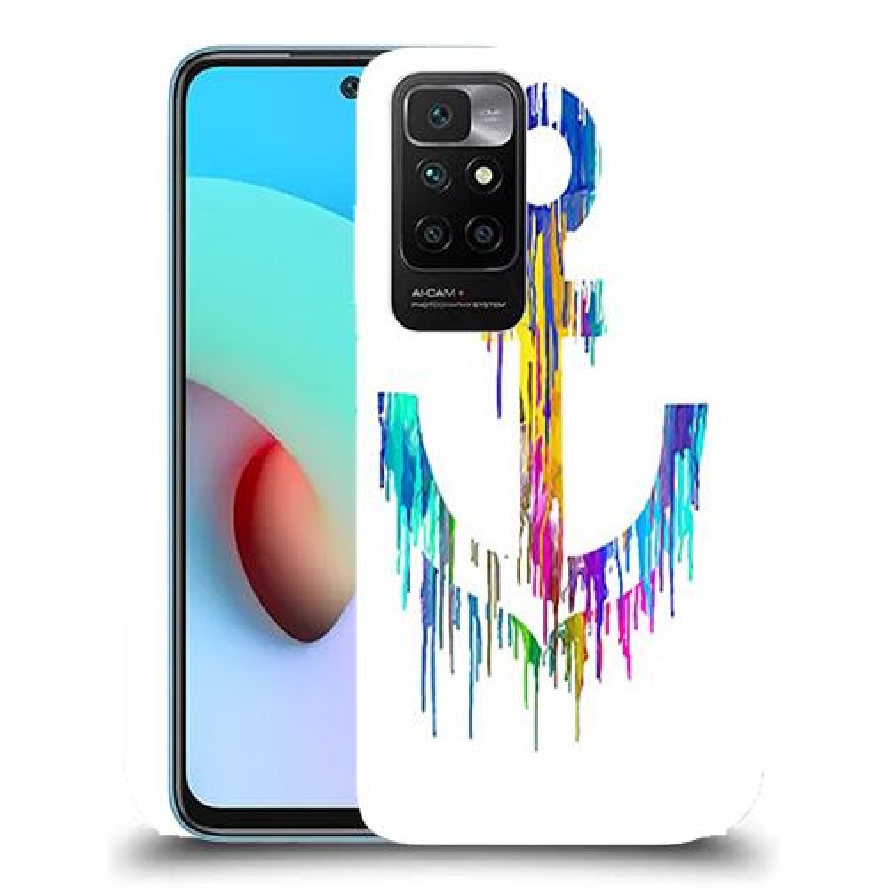 כיסוי מעוצב - עוגנים בצבע בוכה לדגם : Xiaomi Redmi 10 מותג : סקרין מובייל