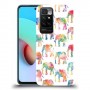 כיסוי מעוצב - אלפנטים צבעוניים לדגם : Xiaomi Redmi 10 מותג : סקרין מובייל
