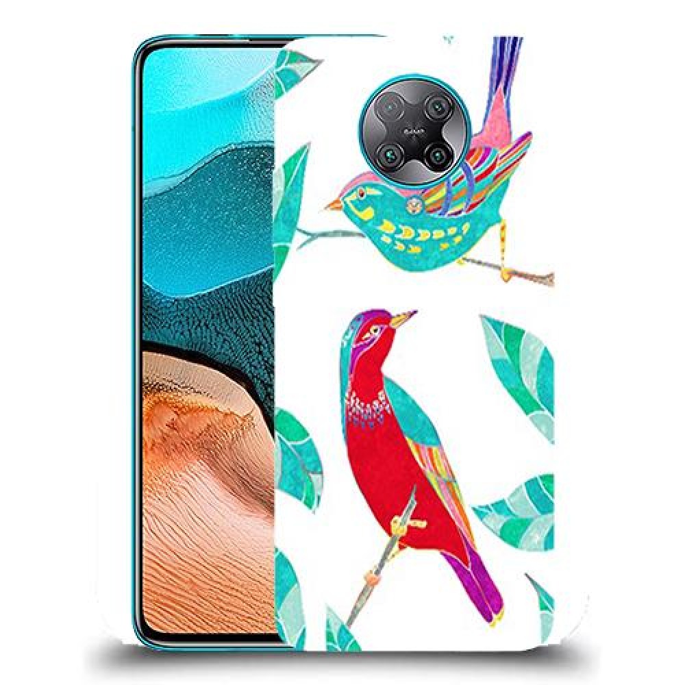 כיסוי מעוצב - ציפורים צבעוניות לדגם : Xiaomi Redmi K30 Pro מותג : סקרין מובייל