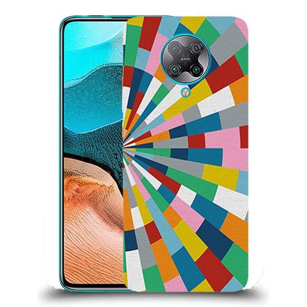 כיסוי מעוצב - קלידוסקופ צבעוני לדגם : Xiaomi Redmi K30 Pro מותג : סקרין מובייל