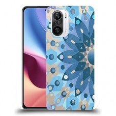 כיסוי מעוצב - פרח כחול לדגם : Xiaomi Redmi K40 Pro מותג : סקרין מובייל