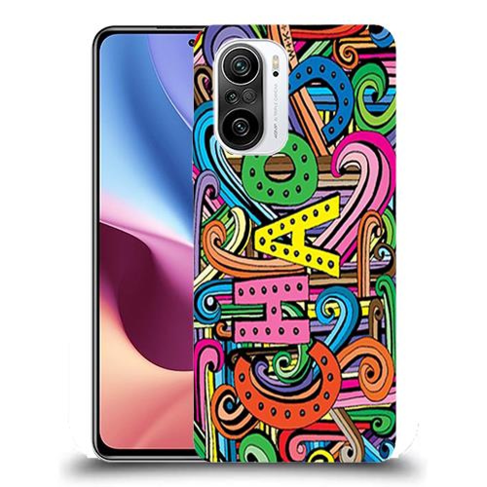 כיסוי מעוצב - כאוס צבעוני לדגם : Xiaomi Redmi K40 Pro מותג : סקרין מובייל