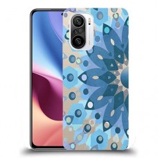 כיסוי מעוצב - פרח כחול לדגם : Xiaomi Redmi K40 מותג : סקרין מובייל