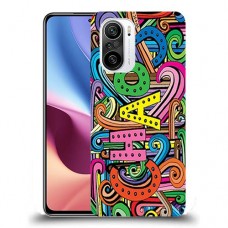 כיסוי מעוצב - כאוס צבעוני לדגם : Xiaomi Redmi K40 מותג : סקרין מובייל