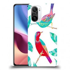 כיסוי מעוצב - ציפורים צבעוניות לדגם : Xiaomi Redmi K40 מותג : סקרין מובייל