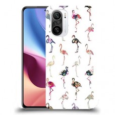 כיסוי מעוצב - פלמינגו צבעוניים לדגם : Xiaomi Redmi K40 מותג : סקרין מובייל