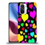 כיסוי מעוצב - לבבות צבעוניים לדגם : Xiaomi Redmi K40 מותג : סקרין מובייל