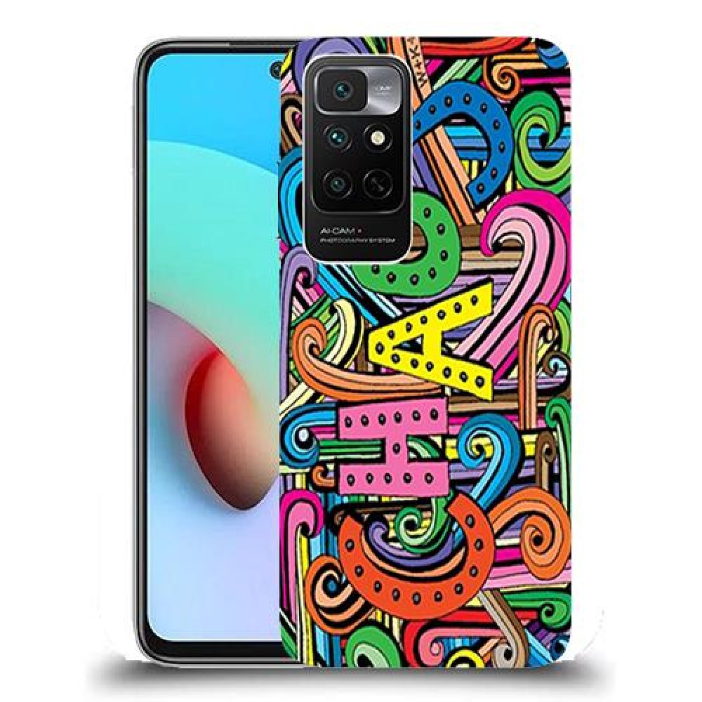 כיסוי מעוצב - כאוס צבעוני לדגם : Xiaomi Redmi Note 11 4G מותג : סקרין מובייל
