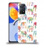 כיסוי מעוצב - אלפנטים צבעוניים לדגם : Xiaomi Redmi Note 11 Pro 5G מותג : סקרין מובייל