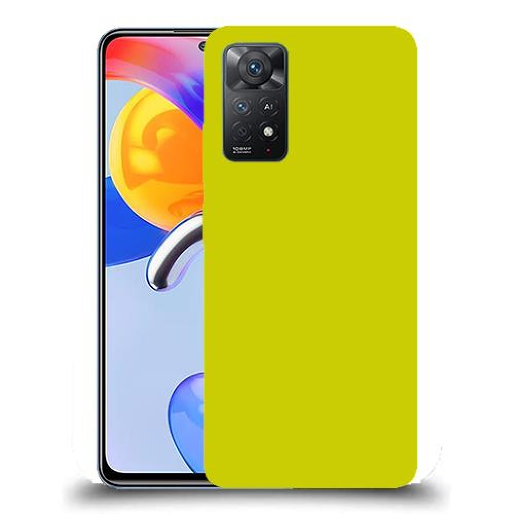כיסוי בצבע -צהוב לדגם : Xiaomi Redmi Note 11 Pro 5G מותג : סקרין מובייל