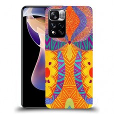 כיסוי מעוצב - כתום מופשט לדגם : Xiaomi Redmi Note 11 Pro+ 5G מותג : סקרין מובייל