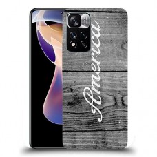 כיסוי מעוצב - אמריקה בעץ לדגם : Xiaomi Redmi Note 11 Pro+ 5G מותג : סקרין מובייל