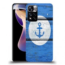 כיסוי מעוצב - עוגן על כחול לדגם : Xiaomi Redmi Note 11 Pro+ 5G מותג : סקרין מובייל