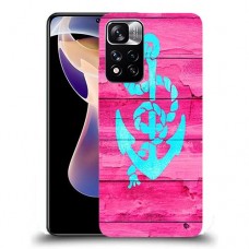 כיסוי מעוצב - עוגן על ורוד לדגם : Xiaomi Redmi Note 11 Pro+ 5G מותג : סקרין מובייל