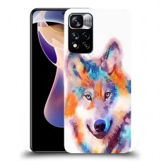 כיסוי מעוצב - אקוורל וולף לדגם : Xiaomi Redmi Note 11 Pro+ 5G מותג : סקרין מובייל