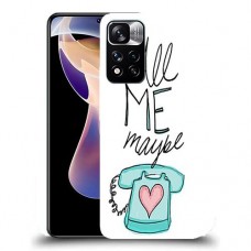 כיסוי מעוצב - תתקשר אלי אולי לדגם : Xiaomi Redmi Note 11 Pro+ 5G מותג : סקרין מובייל