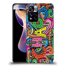 כיסוי מעוצב - כאוס צבעוני לדגם : Xiaomi Redmi Note 11 Pro+ 5G מותג : סקרין מובייל