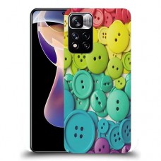 כיסוי מעוצב - כפתורים צבעוניים לדגם : Xiaomi Redmi Note 11 Pro+ 5G מותג : סקרין מובייל