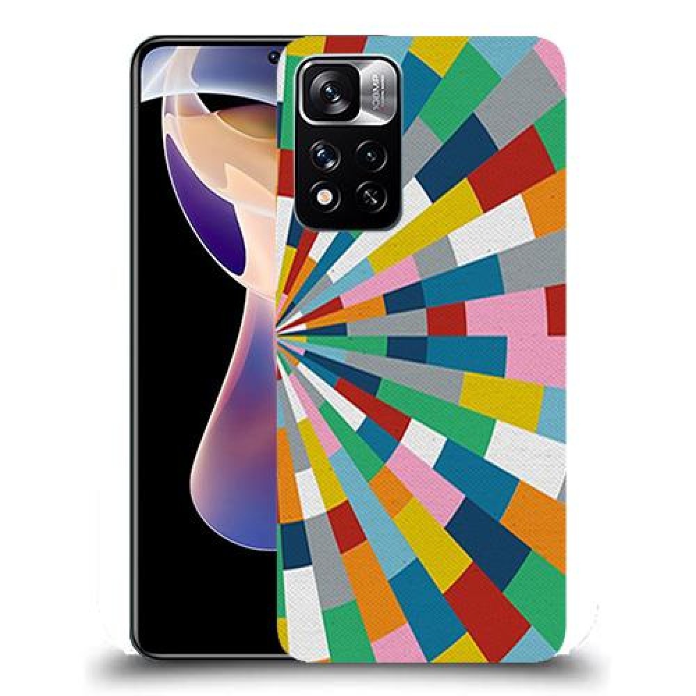 כיסוי מעוצב - קלידוסקופ צבעוני לדגם : Xiaomi Redmi Note 11 Pro+ 5G מותג : סקרין מובייל