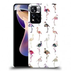 כיסוי מעוצב - פלמינגו צבעוניים לדגם : Xiaomi Redmi Note 11 Pro+ 5G מותג : סקרין מובייל