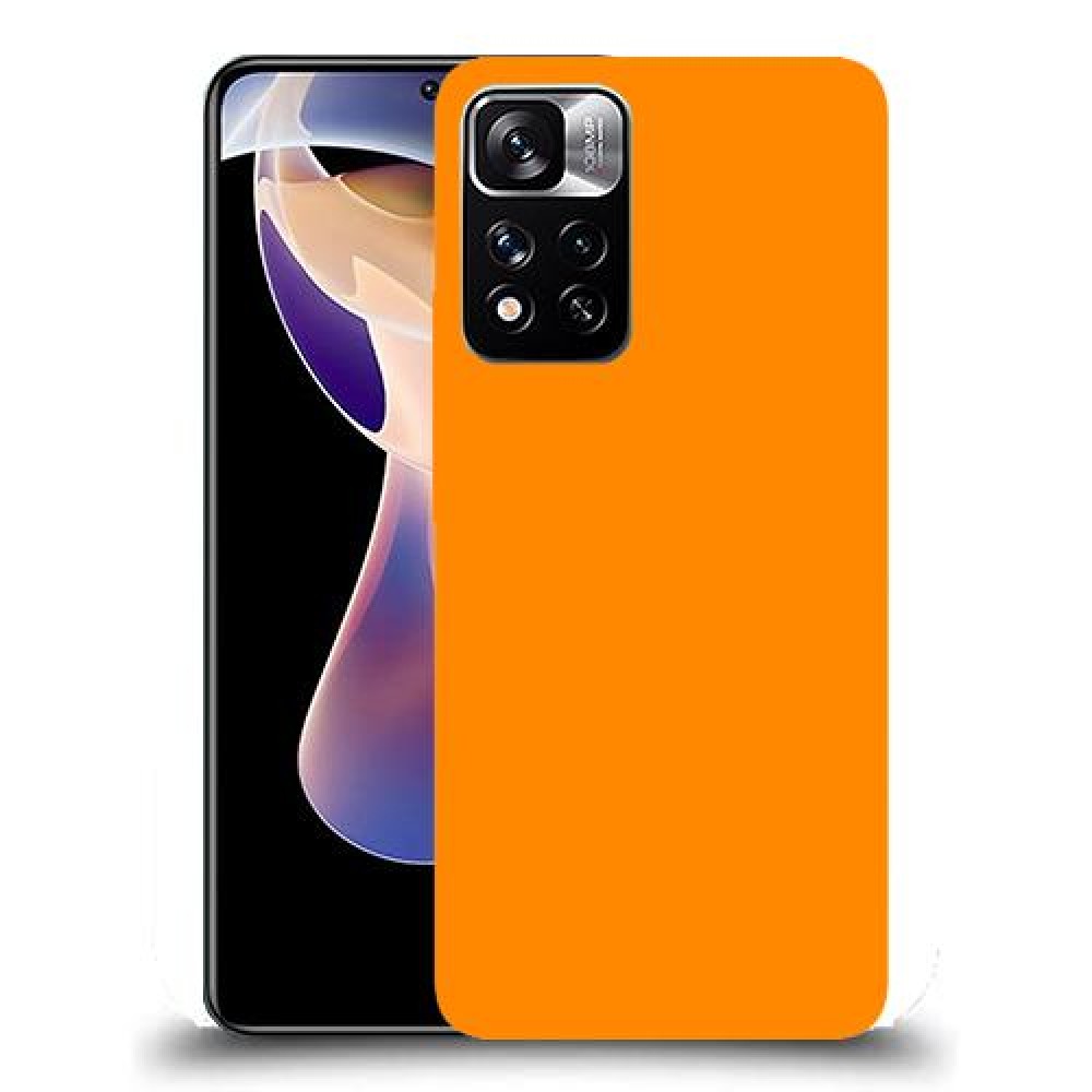 כיסוי בצבע -תפוז לדגם : Xiaomi Redmi Note 11 Pro+ 5G מותג : סקרין מובייל