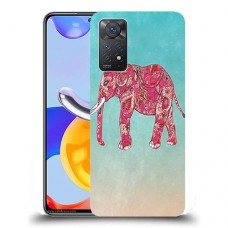 כיסוי מעוצב - בורדו אלפנט לדגם : Xiaomi Redmi Note 11 Pro מותג : סקרין מובייל