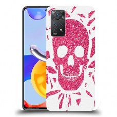 כיסוי מעוצב - בורדו סקול לדגם : Xiaomi Redmi Note 11 Pro מותג : סקרין מובייל