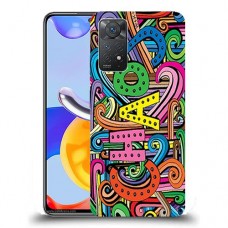 כיסוי מעוצב - כאוס צבעוני לדגם : Xiaomi Redmi Note 11 Pro מותג : סקרין מובייל