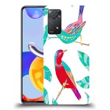 כיסוי מעוצב - ציפורים צבעוניות לדגם : Xiaomi Redmi Note 11 Pro מותג : סקרין מובייל