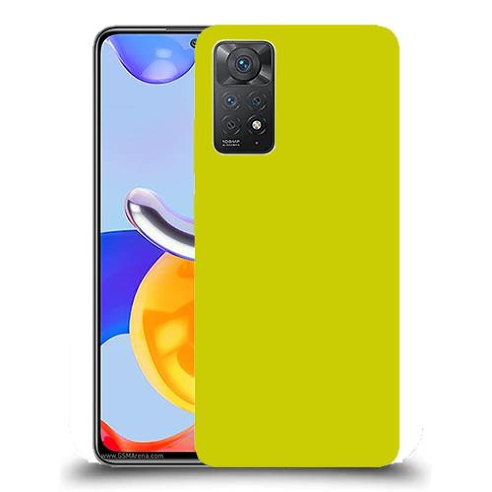 כיסוי בצבע -צהוב לדגם : Xiaomi Redmi Note 11 Pro מותג : סקרין מובייל