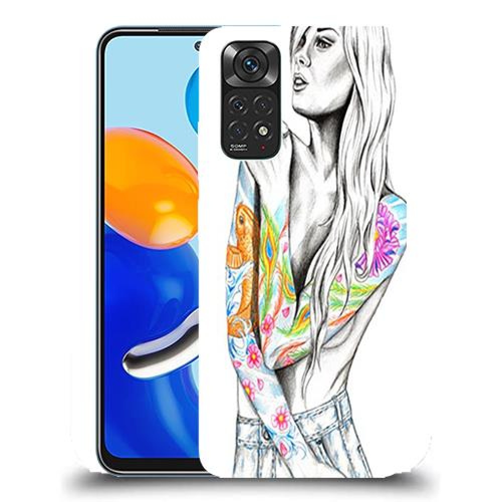 כיסוי מעוצב - צבע טאטו לדגם : Xiaomi Redmi Note 11 מותג : סקרין מובייל