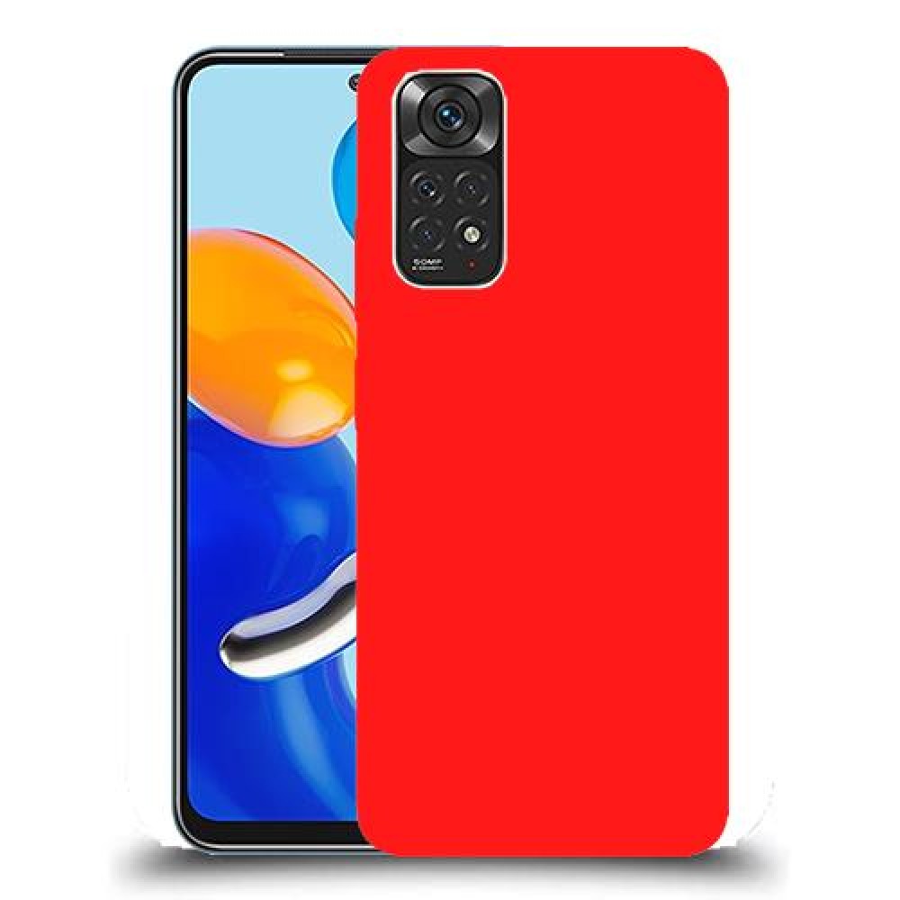 כיסוי בצבע -אָדוֹם לדגם : Xiaomi Redmi Note 11 מותג : סקרין מובייל