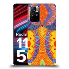 כיסוי מעוצב - כתום מופשט לדגם : Xiaomi Redmi Note 11T 5G מותג : סקרין מובייל