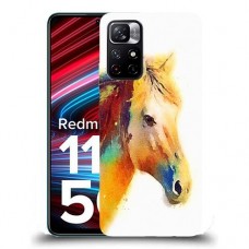 כיסוי מעוצב - סוס אקוורל לדגם : Xiaomi Redmi Note 11T 5G מותג : סקרין מובייל