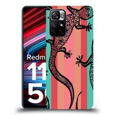 כיסוי מעוצב - לטאות שחורות לדגם : Xiaomi Redmi Note 11T 5G מותג : סקרין מובייל