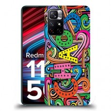כיסוי מעוצב - כאוס צבעוני לדגם : Xiaomi Redmi Note 11T 5G מותג : סקרין מובייל
