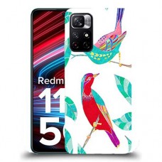 כיסוי מעוצב - ציפורים צבעוניות לדגם : Xiaomi Redmi Note 11T 5G מותג : סקרין מובייל
