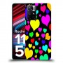 כיסוי מעוצב - לבבות צבעוניים לדגם : Xiaomi Redmi Note 11T 5G מותג : סקרין מובייל