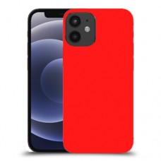 כיסוי בצבע  - אדום לדגם : Apple iPhone 12 mini - מותג : סקרין מובייל