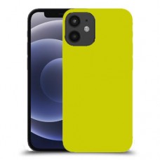 כיסוי בצבע  - צהוב לדגם : Apple iPhone 12 mini - מותג : סקרין מובייל
