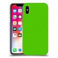 כיסוי בצבע  - ירוק לדגם : Apple iPhone X - מותג : סקרין מובייל