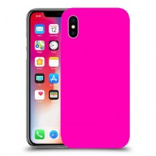 כיסוי בצבע  - ורוד לדגם : Apple iPhone X - מותג : סקרין מובייל