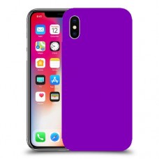 כיסוי בצבע  - סגול לדגם : Apple iPhone X - מותג : סקרין מובייל