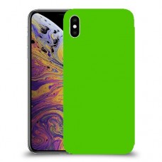 כיסוי בצבע  - ירוק לדגם : Apple iPhone XS Max - מותג : סקרין מובייל