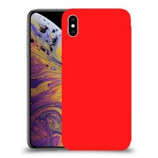 כיסוי בצבע  - אדום לדגם : Apple iPhone XS Max - מותג : סקרין מובייל