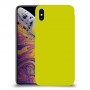 כיסוי בצבע  - צהוב לדגם : Apple iPhone XS Max - מותג : סקרין מובייל