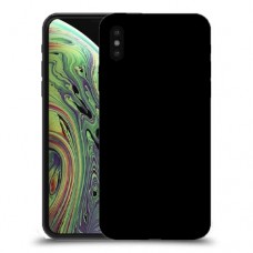 כיסוי בצבע  - שחור לדגם : Apple iPhone XS - מותג : סקרין מובייל